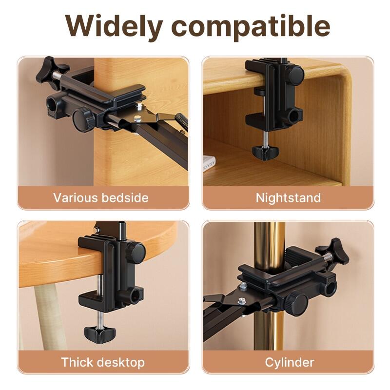 Metal 360 Adjustable Long Arm Desktop Tablet Stand