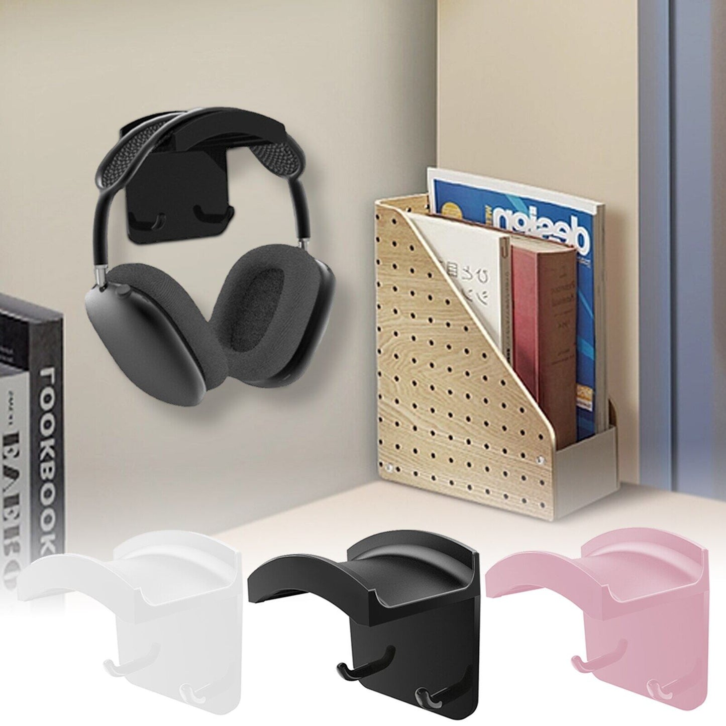 Headphone Wall Mount Cradle Stand Holder