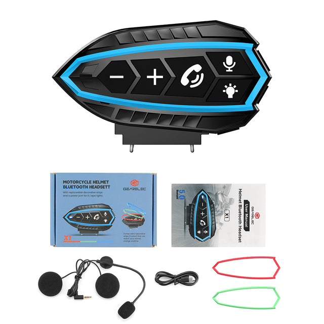 Motorcycle Helmet Bluetooth Hands-Free Headset