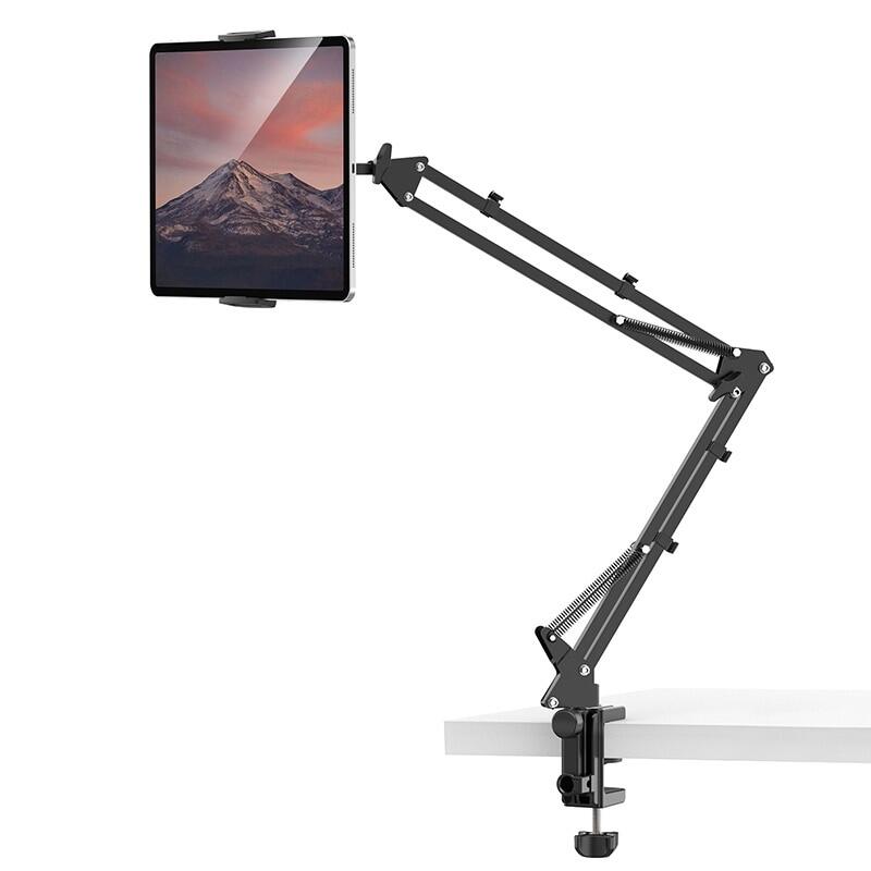 Metal 360 Adjustable Long Arm Desktop Tablet Stand